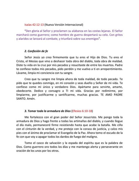 Oraci N Para Romper Maldiciones Generacionales Pdf