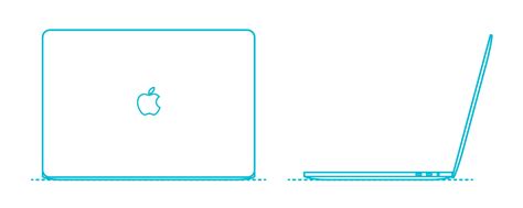 Apple Macbooks Dimensions And Drawings