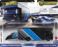 駿河屋 買取 積載車両ザウバーメルセデスC トランスポーターフリートフライヤー Hot Wheels チームトランスポート HRV ホットウィール