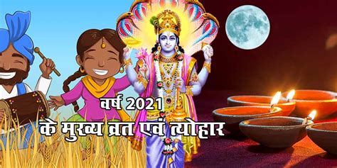 Indian Calendar 2021 हिन्दू त्योहार एवं व्रत वर्ष 2021