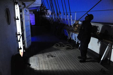 DVIDS Images Coast Guard Cutter Eagle Sails Through The Night