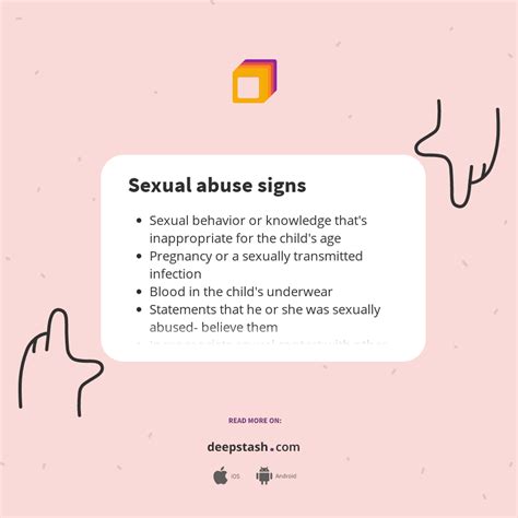 Sexual Abuse Signs Deepstash