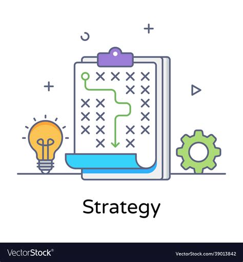 Strategy Royalty Free Vector Image Vectorstock