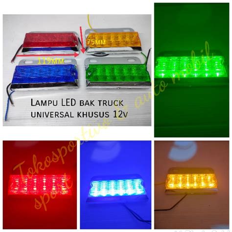 Jual Lampu LED Bak Truck Box 12volt Variasi Lampu LED Truck Mobil Box