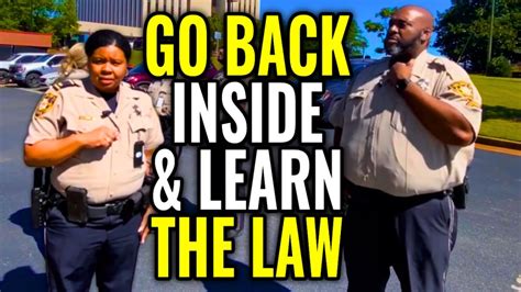 Dumb Cops Break Rights Get Owned Female Cop Id Refusal Unlawful