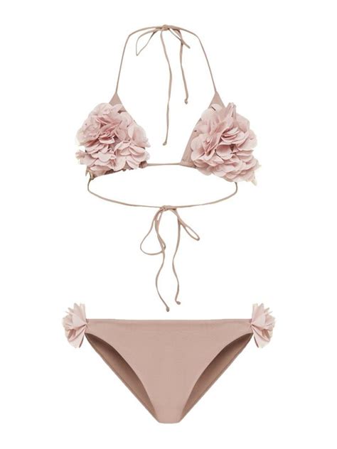 Buy La Reveche Shayna Bikini Swimsuit Pink At Off Editorialist