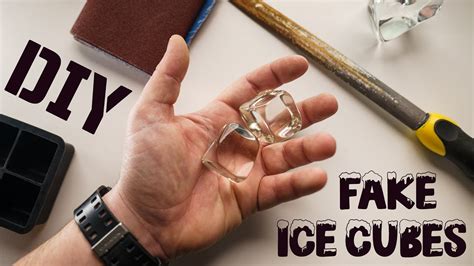 Diy Artificial Ice Cubes Perfect Fake Ice Cubes Youtube