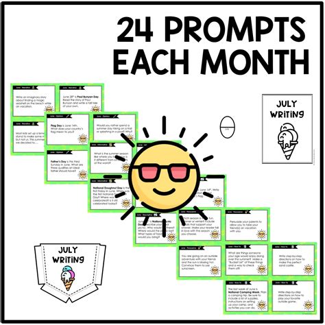 Summer Writing Prompts Rockin Resources