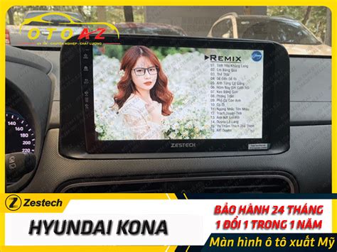 Màn Hình Zestech Z800New Xe Hyundai Kona Chính Hãng