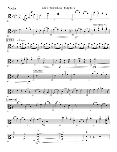 God S Faithful Love Choral Anthem Satb Viola Sheet Music Pdf Lifeway