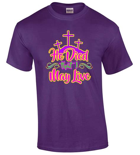 Christian Neon He Is Risen Jesus Christ Cross T Shirt Ebay