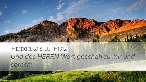 Hesekiel 21 8 LUTH1912 Desktop Wallpaper Und Des HERRN Wort Geschah