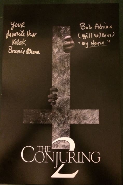 Conjuring 2 poster by Vu Quoc Vu, signed by Bonnie Aarons (Valak, aka ...