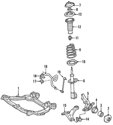 Front Suspension For Toyota Avalon Oem Parts Quick