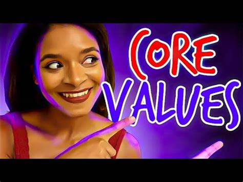 How To Identify Your Core Values Youtube