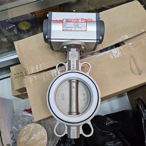 Jual Butterfly Valve Stainless Actuator 4 Inch Dn100 Butterfly Pneumatic Jakarta Barat