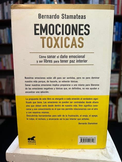 Emociones Toxicas Bernardo Stamateas Entre Hojas Libros