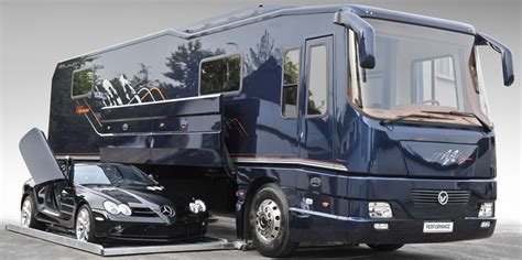 Luxury Volkner Motorhome Comes With Car And Garage Adrian Flux