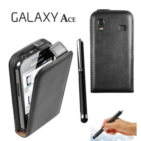 Housse Etui Samsung Galaxy Ace Gt S Stylet Cdiscount T L Phonie