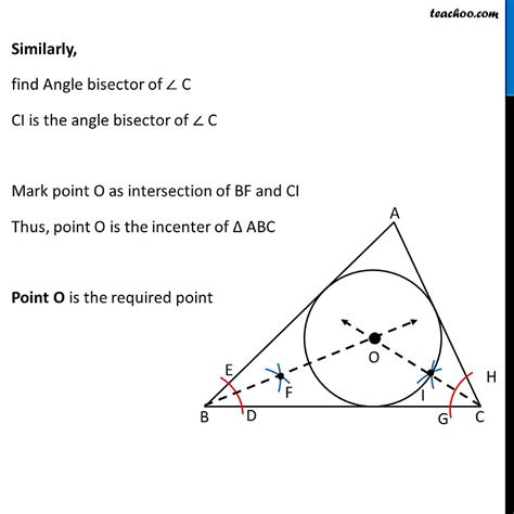 Question 2 In A Triangle Locate A Point In Its Interior