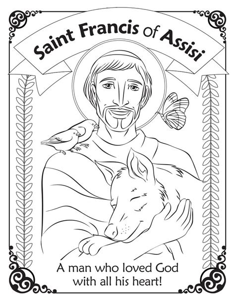 Printable Picture Of Saint Francis Of Assisi