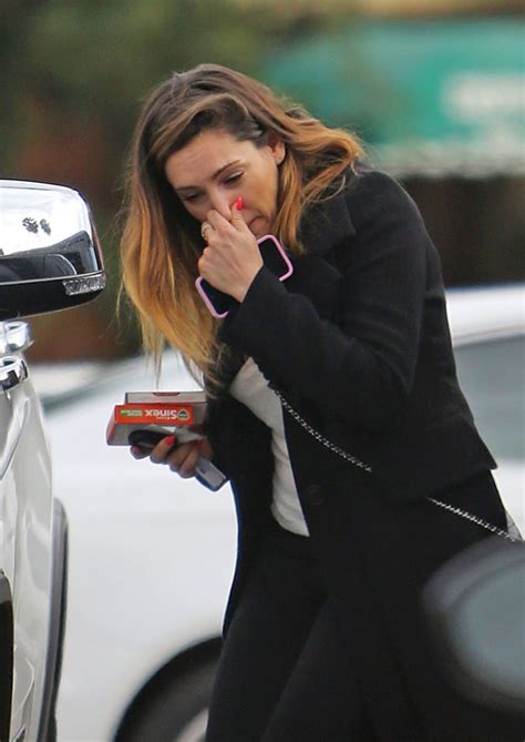 Kelly Brook Sneezes As She Leaves Rite Aid Pharmacy In Hollywood