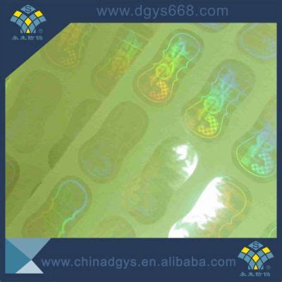 Custom Driver License Transparent Laser Sticker Hologram Lamination