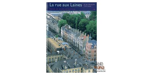 Bruxelles Ville D Art Et D Histoire La Rue Aux Laines Et Ses Demeures