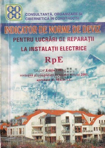 Indicator De Norme De Deviz Pentru Lucrari De Reparatii