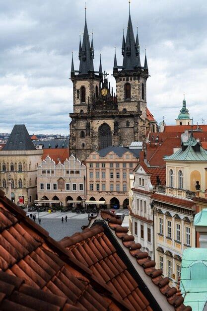 Premium Photo | A view of the old town square in prague