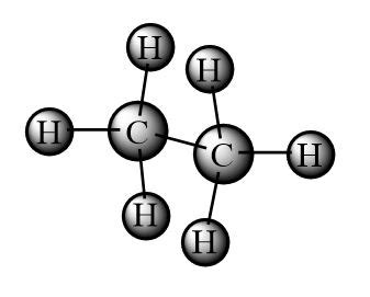 Consider the molecule ethane, C_2H_6. 1. Draw a Lewis structure for ...