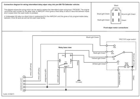 Rover 25 Rear Wiper Wiring Diagram