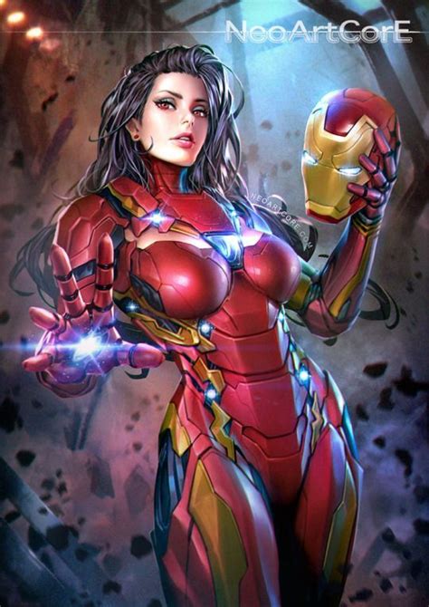 Female Iron Man Suit Superhéroes Marvel Superhéroes Marvel