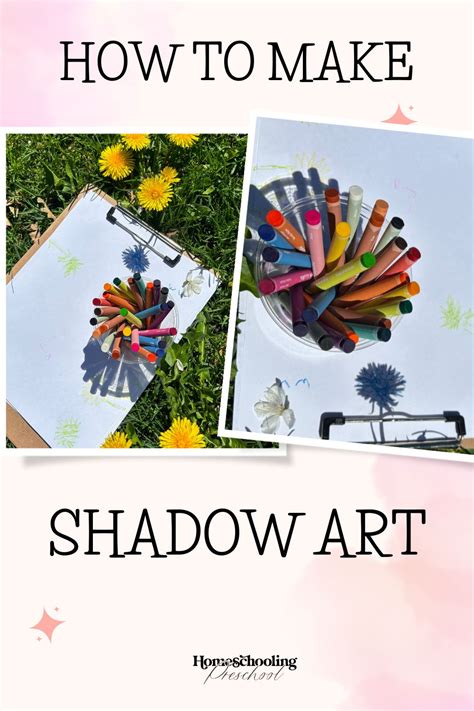 How to Make Shadow Art - Homeschooling Preschool