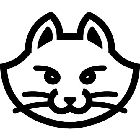 Cat Face Icon At Getdrawings Free Download