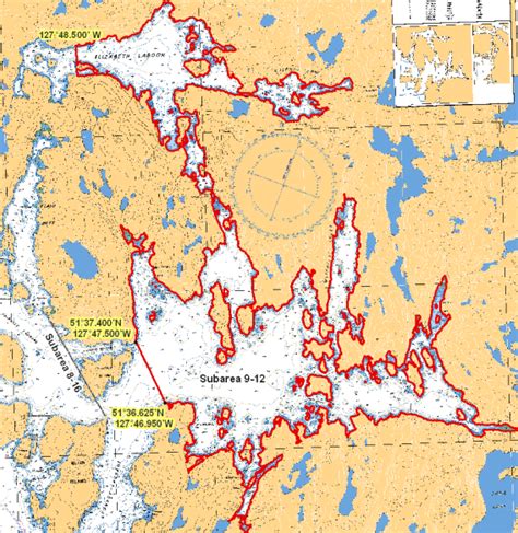 Bc Tidal Areas And Rivers Inlet Recreational Fishing Limits