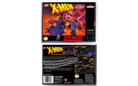 Gaming Relics Super Nintendo X Men Mutant Apocalypse