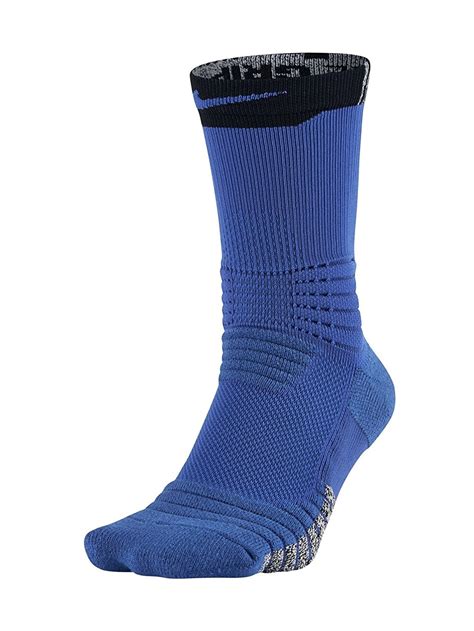 Nike Nike Dri Fit Grip Elite Versatility Crew Basketball Socks Blue