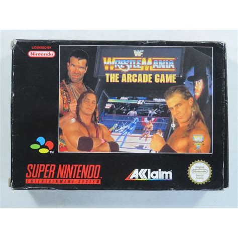 Trader Games WWF WRESTLEMANIA THE ARCADE GAME SUPER NINTENDO SNES