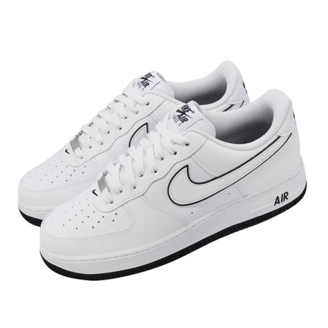 BUY Nike Air Force 1 Low White Black Outline Swoosh | Kixify Marketplace