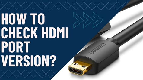 How To Check Hdmi Version Robots Net