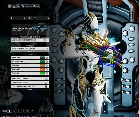 Burston Prime With Hand Inside Art Animation UI Warframe Forums