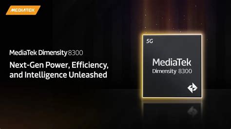 MediaTek Dimensity 8300 launched with groundbreaking performance