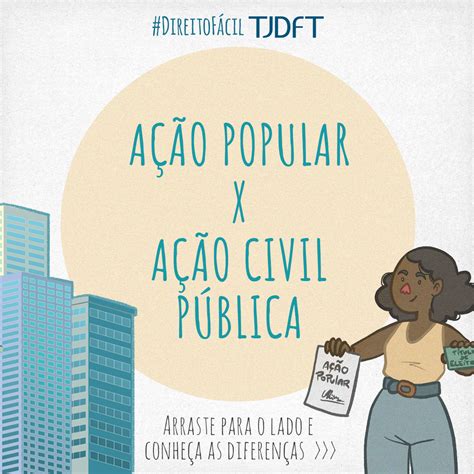 Ação popular x Ação Civil Pública Tribunal de Justiça do Distrito