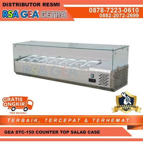 Jual SS COUNTER TOP SALAD CASE TEMPAT MEMAJANG SALAD GEA TIPE STC 150