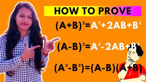 Formula Formulation A B ² A² 2ab B² Youtube