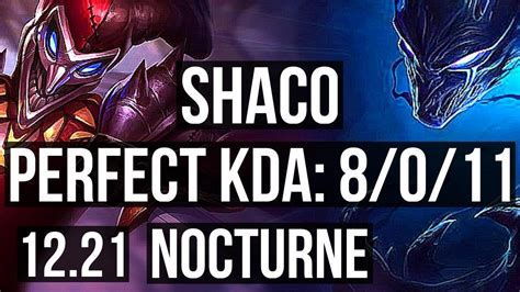 Shaco Vs Nocturne Jng M Mastery Legendary Games