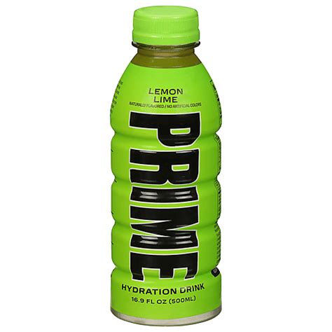 Prime Hydration Drink, Lemon Lime 16.9 fl oz | Beverages | Carlie C's