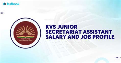 Kvs Junior Secretariat Assistant Salary Job Profile Check Pay Scale