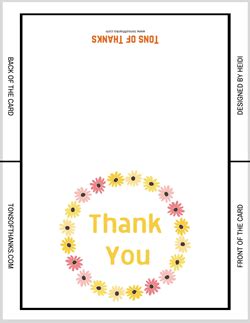 71 Free Printable Thank You Cards